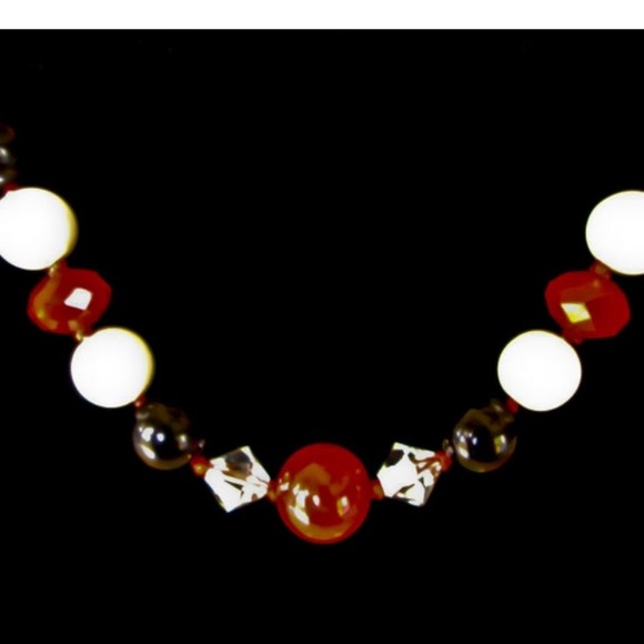 ❤️🩷❤️hand-strung onyx Swarovski necklace❤️🩷❤️ - Picture 3 of 6